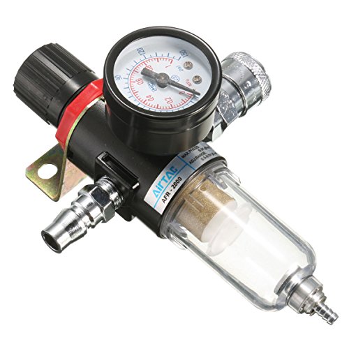 MASUNN Afr-2000 1/4 Compresor De Aire Filtro Separador De Agua Trampa Herramientas Kit con Medidor De Regulador MASUNN Afr-2000 1/4 Compresor De Aire Filtro Separador De Agua Trampa Herramientas Kit con Medidor De Regulador