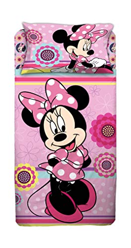 Minnie Completo Cama, Rosa, Individual