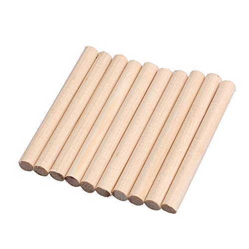 Mxfan - Lote de 10 postes para violín (madera, 65 mm, para violín 3/4 4/4) Mxfan - Lote de 10 postes para violín (madera, 65 mm, para violín 3/4 4/4)