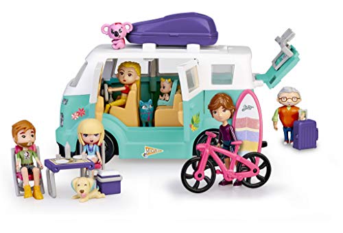 Mymy City- Family Van, Caravana con accesorios, para niños y niñas a partir de 3 años, (Famosa 700015598) , color/modelo surtido Mymy City- Family Van, Caravana con accesorios, para niños y niñas a partir de 3 años, (Famosa 700015598) , color/modelo surtido