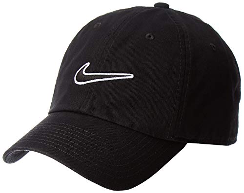 NIKE Heritage 86 Essential Swoosh Gorra Regulable, Unisex Adulto, Negro (Black), Talla Única NIKE Heritage 86 Essential Swoosh Gorra Regulable, Unisex Adulto, Negro (Black), Talla Única
