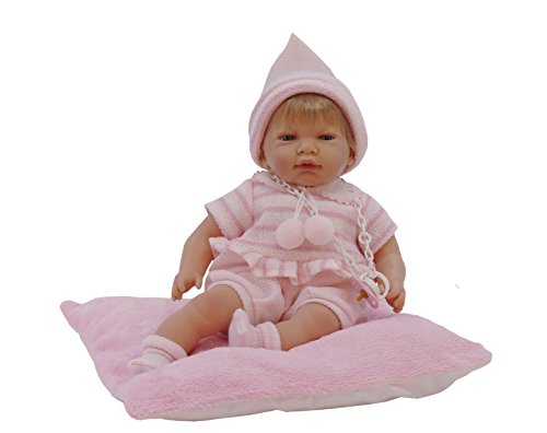 Nines Artesanals d'Onil-Mi Bebito con Ojos Abiertos, Color Rosa, única (Nines Artesanals d´Onil R/705) Nines Artesanals d'Onil-Mi Bebito con Ojos Abiertos, Color Rosa, única (Nines Artesanals d´Onil R/705)
