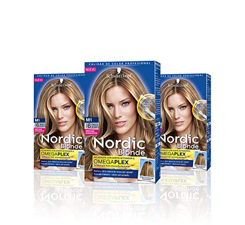 Nordic Blonde M1 Mechas Radiantes - Pack de 3