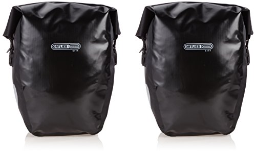 Ortlieb Back-Roller City - Juego de bolsas para parte trasera de bicicleta, color negro (2 unidades x 20 L) Ortlieb Back-Roller City - Juego de bolsas para parte trasera de bicicleta, color negro (2 unidades x 20 L)