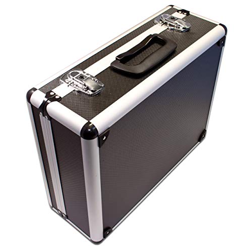 PeakTech 7300 – Estuche universal para dispositivos de medición, robusto, almacenamiento de herramientas, relleno de espuma, con cerradura, protección contra el polvo, M - 320 x 250 x 150 mm PeakTech 7300 – Estuche universal para dispositivos de medición, robusto, almacenamiento de herramientas, relleno de espuma, con cerradura, protección contra el polvo, M - 320 x 250 x 150 mm