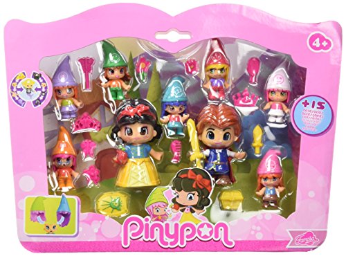 Pinypon Pack de Figuras Blancanieves y Siete enanitos (Famosa 700012750)