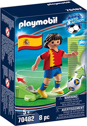 PLAYMOBIL-Jugador de fútbol, España (70482), color spain