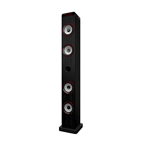 Primux TW01 - Torre de Sonido con Bluetooth (30W, FM) Color Negro