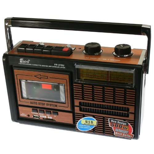 Radio Cassette con conexión USB y tarjetas SD. FEPE FP-319U Radio Cassette con conexión USB y tarjetas SD. FEPE FP-319U