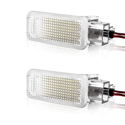 Safego Luz de matrícula LED para Coche Lámpara Número Placa Luces 2835 SMD 6000K Xenón Blanco para A-u-d-i A2 A3/S3 A4/S4 RS4 RS6 R8 TT/TTS etc, 2 Piezas, 1 año de Garantía Safego Luz de matrícula LED para Coche Lámpara Número Placa Luces 2835 SMD 6000K Xenón Blanco para A-u-d-i A2 A3/S3 A4/S4 RS4 RS6 R8 TT/TTS etc, 2 Piezas, 1 año de Garantía