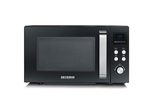 SEVERIN MW 7752 Microondas con Grill y Convección 3-en-1, 900 W, 25 litros, Negro SEVERIN MW 7752 Microondas con Grill y Convección 3-en-1, 900 W, 25 litros, Negro
