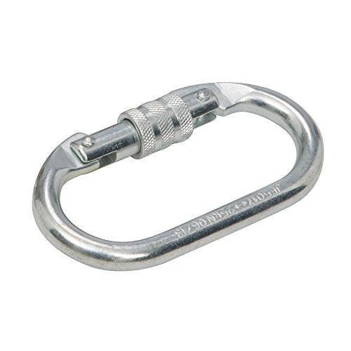 Silverline 253600 - Mosquetón de seguridad con cierre a rosca (Apertura 19 mm) Silverline 253600 - Mosquetón de seguridad con cierre a rosca (Apertura 19 mm)
