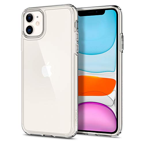 Spigen Ultra Hybrid Funda Compatible con Apple iPhone 11 (6.1") 2019 - Transparente