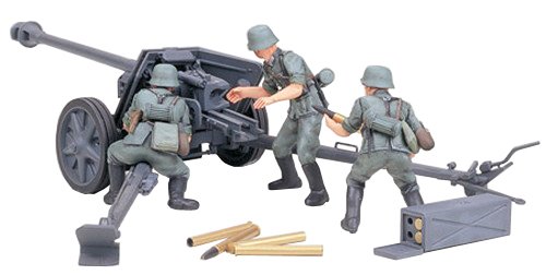 Tamiya - Cañon antitanque aleman pak40 75mm. y artilleros escala 1:35 (35047) Tamiya - Cañon antitanque aleman pak40 75mm. y artilleros escala 1:35 (35047)