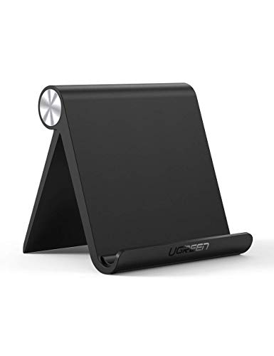 UGREEN Soporte Tablet, Multiángulo Soporte Ajustable para 4 a 10" Tablets y Moviles, como iPad Pro 2018, iPad Mini, Lenovo TAB4 10, Huawei Media Pad, Xiaomi A2, Mi 8 Lite, Samsung Galaxy Tab (Negro) UGREEN Soporte Tablet, Multiángulo Soporte Ajustable para 4 a 10" Tablets y Moviles, como iPad Pro 2018, iPad Mini, Lenovo TAB4 10, Huawei Media Pad, Xiaomi A2, Mi 8 Lite, Samsung Galaxy Tab (Negro)