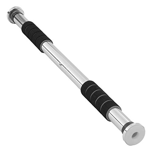 Ultrasport Barra de dominadas Doble para Puerta, Aparato para el Tren Superior, Ajustable para Anchos de 63.5-103 cm, Acero Robusto, Carga máxima 100-150 kg, Unisex, Gris (Plateado), Talla única Ultrasport Barra de dominadas Doble para Puerta, Aparato para el Tren Superior, Ajustable para Anchos de 63.5-103 cm, Acero Robusto, Carga máxima 100-150 kg, Unisex, Gris (Plateado), Talla única