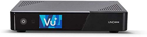 Vu+ Uno 4K SE TV Set-Top Boxes Alta Definición Total Negro - Reproductor/sintonizador (DVB-S2, 576p,720p,1080i,1080p,2160i,2160p, H.264,H.265,HEVC,MPEG4, AAC HE,AC3, 10,100,1000 Mbit/s, 2.5")