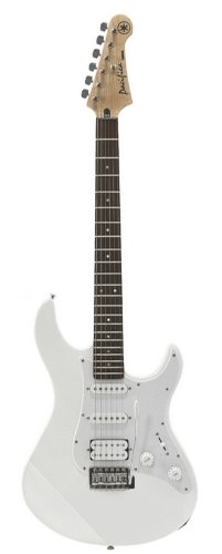 Yamaha Pacifica 012 Guitarra Eléctrica 4/4 de madera, 64.77 cm, escala 25.5 pulgadas, 6 cuerdas, selector pastillas de 5 posiciones, Color Blanco