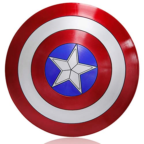 ZYER Escudo de Vestuario de Capitán América, Réplica De Marvel Prop,Capitán de América, Talla única para Adulto,