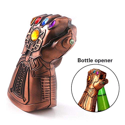 boogift Abrebotellas Abrido,Thanos Gauntlet Abridor Botellas,Abridor de Botellas de Cerveza Thanos Genial Regalo para Hombre Accesorios de Bar