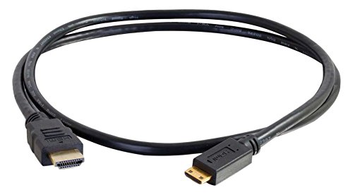C2G Cable de alta velocidad de 1 m HDMI(R) a HDMI Mini con Ethernet - Cables HDMI (1 m, HDMI tipo A (Estándar), HDMI Type C (Mini), Negro)