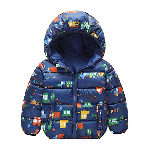 Chaqueta de Plumífero con Capucha para Niño Niña Invierno Ligero Abrigo Compresible Calentito Impermeable Ropa de Plumón