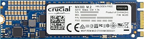 Crucial MX300 CT1050MX300SSD4 - Disco Duro sólido Interno SSD de 1 TB (M.2 2280, 3D NAND, SATA)