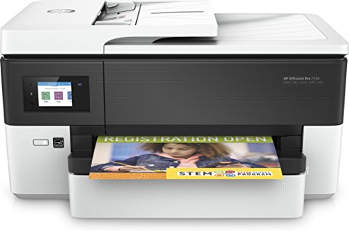 HP 7720 Officejet Pro - Impresora multifunción de formato ancho (impresión A3 y A4, pantalla táctil en color, memoria 512 MB, AAD de 35 hojas, impresión a doble cara, fax, AirPrint), color blanco HP 7720 Officejet Pro - Impresora multifunción de formato ancho (impresión A3 y A4, pantalla táctil en color, memoria 512 MB, AAD de 35 hojas, impresión a doble cara, fax, AirPrint), color blanco
