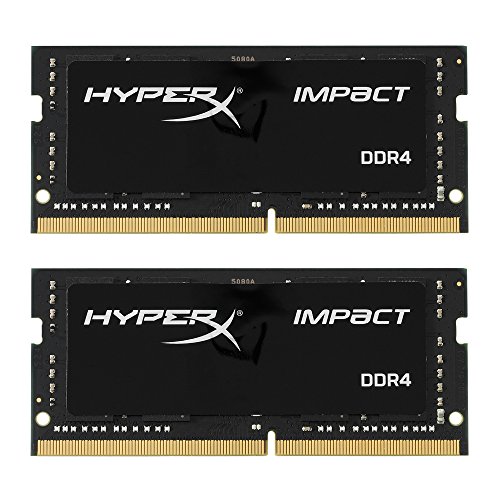 HyperX Impact DDR4 HX424S14IBK2/32 Memoria RAM 2400MHz CL14 SODIMM 32GB Kit (2x16GB)