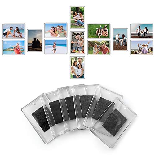 Kurtzy Marcos de Fotos en Blanco con Imán para Refrigerador - (Paquete de 50)- 7cm x 4.5cm Tamaño de inserción de Foto, Marcos Acrílico Transparente para Fotos Familiares y Diversión Niños Kurtzy Marcos de Fotos en Blanco con Imán para Refrigerador - (Paquete de 50)- 7cm x 4.5cm Tamaño de inserción de Foto, Marcos Acrílico Transparente para Fotos Familiares y Diversión Niños