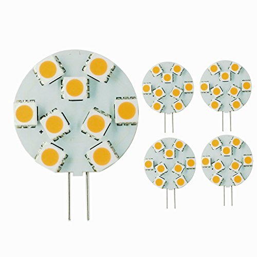 lighteu® 5 x 3 W G4 12LED Bulb 5050 SMD LED Non de Dimmable (Warm White)