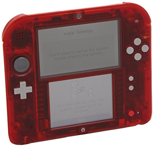 Nintendo 2DS - Consola, Color Transparente Rojo Nintendo 2DS - Consola, Color Transparente Rojo