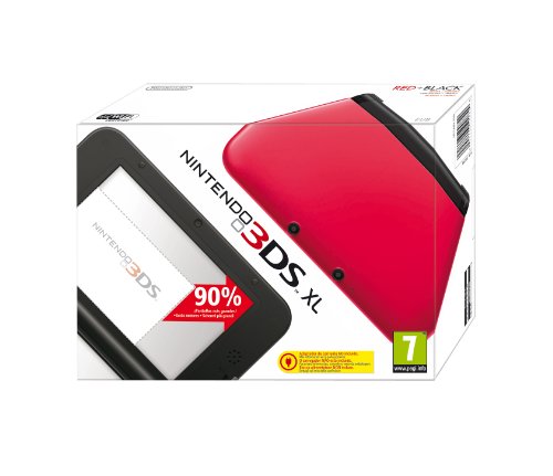 Nintendo 3DS - Consola XL, Color Rojo Y Negro Nintendo 3DS - Consola XL, Color Rojo Y Negro