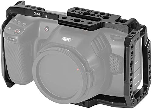 (Nueva Versión) SMALLRIG BMPCC 4K, 6K Cage Jaula Compatible con Blackmagic Pocket Cinema Camera 4K,6K - 2203B