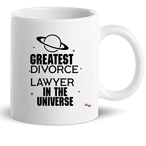 Porcelain Cup Abogado De Divorcio Abogado Abogado De Divorcio De La Facultad De Derecho Tazas De Té Mujeres Hombres Cumpleaños Taza De Café Divertido Mejor Regalo Compañero De Tra