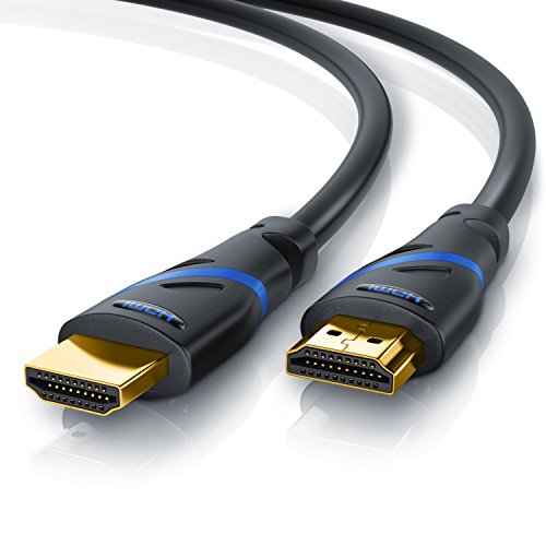 Primewire - 5,0m Ultra HD 4k Cable HDMI - HDMI 2.0 - Alta Velocidad con Canal de Ethernet - 4K Ultra HD 2160p 60Hz Full HD 1080p - 3D ARC CEC HDCP - Contactos Dorados