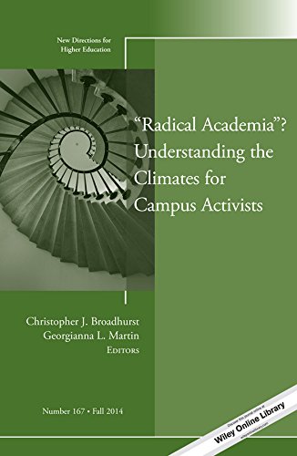"Radical Academia"? Understanding the Climates for Campus Activists: New Directions for Higher Education, Number 167 (J-B HE Single Issue Higher Education) (English Edition)