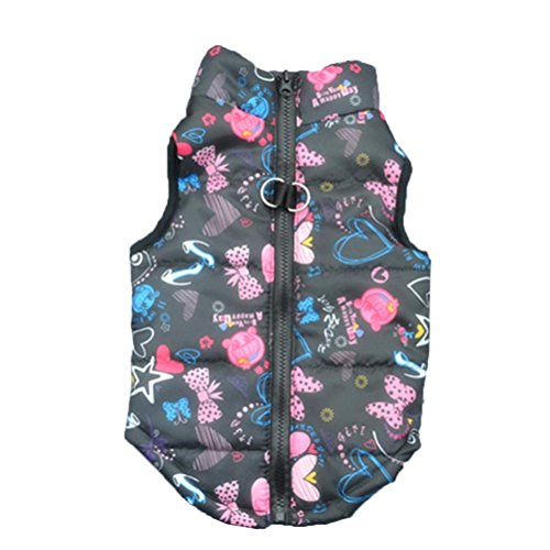 Ropa para MascotasRopa de Camuflaje de Mascota Perros Ropa de Invierno de Mascotas pequeñas Abrigos Ropa Chaleco Chaqueta de Mascotas (Negro, L) Ropa para MascotasRopa de Camuflaje de Mascota Perros Ropa de Invierno de Mascotas pequeñas Abrigos Ropa Chaleco Chaqueta de Mascotas (Negro, L)