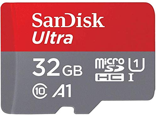 SanDisk Ultra - Tarjeta de memoria microSDHC de 32 GB con adaptador SD, velocidad de lectura hasta 98 MB/s, Clase 10, U1 y A1 SanDisk Ultra - Tarjeta de memoria microSDHC de 32 GB con adaptador SD, velocidad de lectura hasta 98 MB/s, Clase 10, U1 y A1