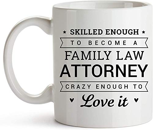Taza divertida para abogado de derecho de familia - Suficientemente hábil para convertirse en abogado de derecho de familia - Taza de café única - Idea de regalo de novedad perfecta - 11 oz - Regalo d Taza divertida para abogado de derecho de familia - Suficientemente hábil para convertirse en abogado de derecho de familia - Taza de café única - Idea de regalo de novedad perfecta - 11 oz - Regalo d