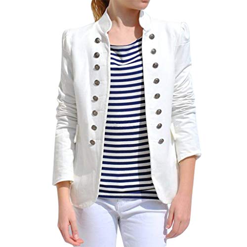 Vectry Blanca Y Negra Mujer Abrigo Militar Mujer Blusa Azul Marino Blusa Fiesta Mujer Trajes Mujer Trajes De Vestir Mujer Abrigo Pelo Botas Goticas Zapatos Mujer Sueter Mujer Traje Chaqueta