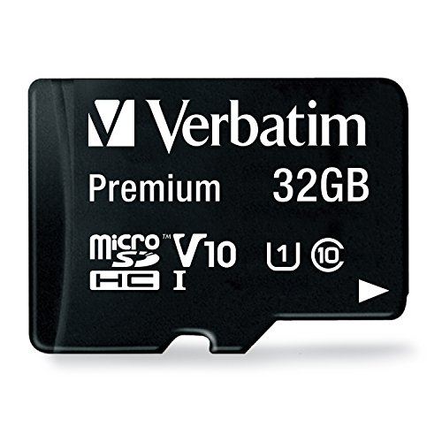Verbatim 44083 - Tarjeta de Memoria Micro SDHC de 32 GB con Adaptador (Clase 10)