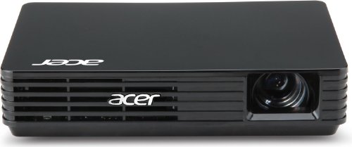 Acer C120 LED - Proyector DLP (100 lúmenes, ANSI, 854x480, 20000 H), negro