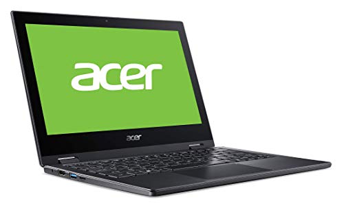 Acer Spin 1 - Ordenador Portátil de 11.6" HD Multi-Touch IPS LCD (Intel Celeron N4000 ,4 GB de RAM, eMMC de 64GB,Windows 10 Home) Negro - Teclado QWERTY Español