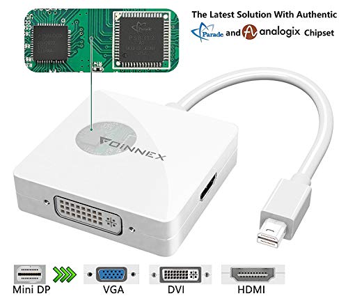 Adaptador Mini DisplayPort a HDMI VGA DVI,Hacer Conversor Thunderbolt VGA HDMI DVI,MicroSoft Surface Pro 6 5 4 3 Video Display Adapter for Convertidor Mini DP Mac,MacBook Pro,Air,Surface Book,ThinkPad Adaptador Mini DisplayPort a HDMI VGA DVI,Hacer Conversor Thunderbolt VGA HDMI DVI,MicroSoft Surface Pro 6 5 4 3 Video Display Adapter for Convertidor Mini DP Mac,MacBook Pro,Air,Surface Book,ThinkPad