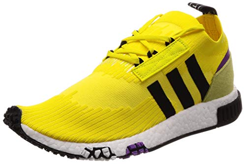 Adidas NMD_Racer PK, Zapatos de Cordones Derby para Hombre, Multicolor (Yellow Syello/Cblack/Shopur), 43 1/3 EU