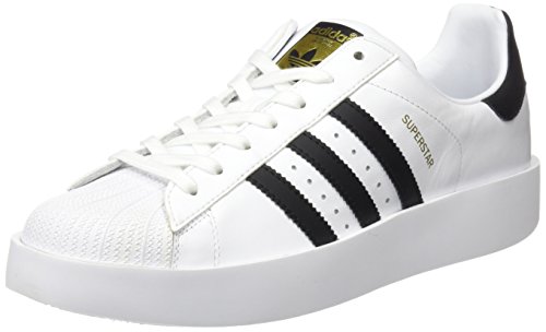 Adidas Superstar Bold W, Zapatillas de Deporte para Mujer, Blanco ((Ftwbla/Negbas/Dormet)), 43 1/3 EU