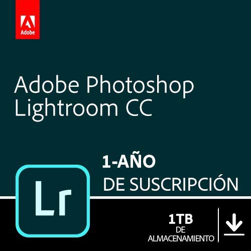 Adobe Lightroom 1TB | 1 Año | PC/Mac | Código de activación enviado por email