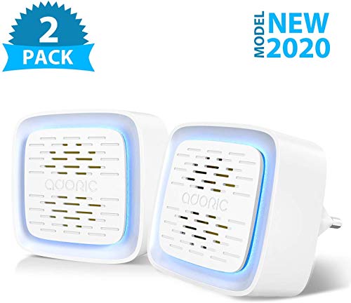 ADORIC Repelente Ultrasónico Mosquitos Control de Plagas para Las Moscas, Cucarachas, Arañas, Hormigas, Ratas y Ratones, Insectos Antimosquitos Eléctrico Extra Fuerte para Interiores (2 Packs) ADORIC Repelente Ultrasónico Mosquitos Control de Plagas para Las Moscas, Cucarachas, Arañas, Hormigas, Ratas y Ratones, Insectos Antimosquitos Eléctrico Extra Fuerte para Interiores (2 Packs)
