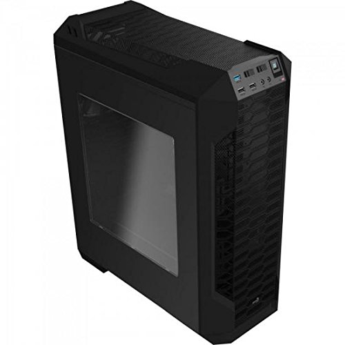 Aerocool LS5200B- Caja gaming para PC (ATX, Semitorre, incluye ventilador trasero 12 cm, 7 ranuras de expansión, hasta 6 ventiladores, ventana transparente, USB 2.0/3.0, Audio HD), color negro Aerocool LS5200B- Caja gaming para PC (ATX, Semitorre, incluye ventilador trasero 12 cm, 7 ranuras de expansión, hasta 6 ventiladores, ventana transparente, USB 2.0/3.0, Audio HD), color negro